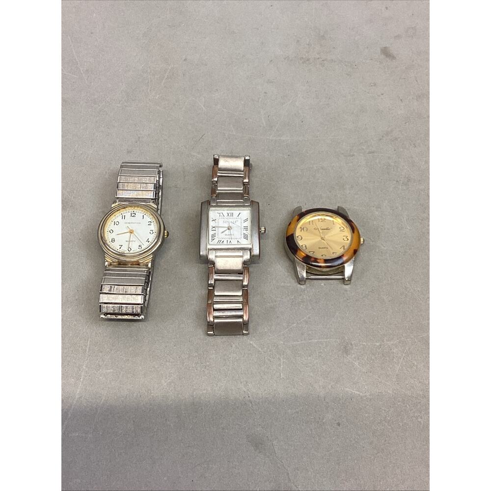 Set Of 3 Men’s Wrist Watches - Generation Quartz, Seville Quartz, Novella Quartz